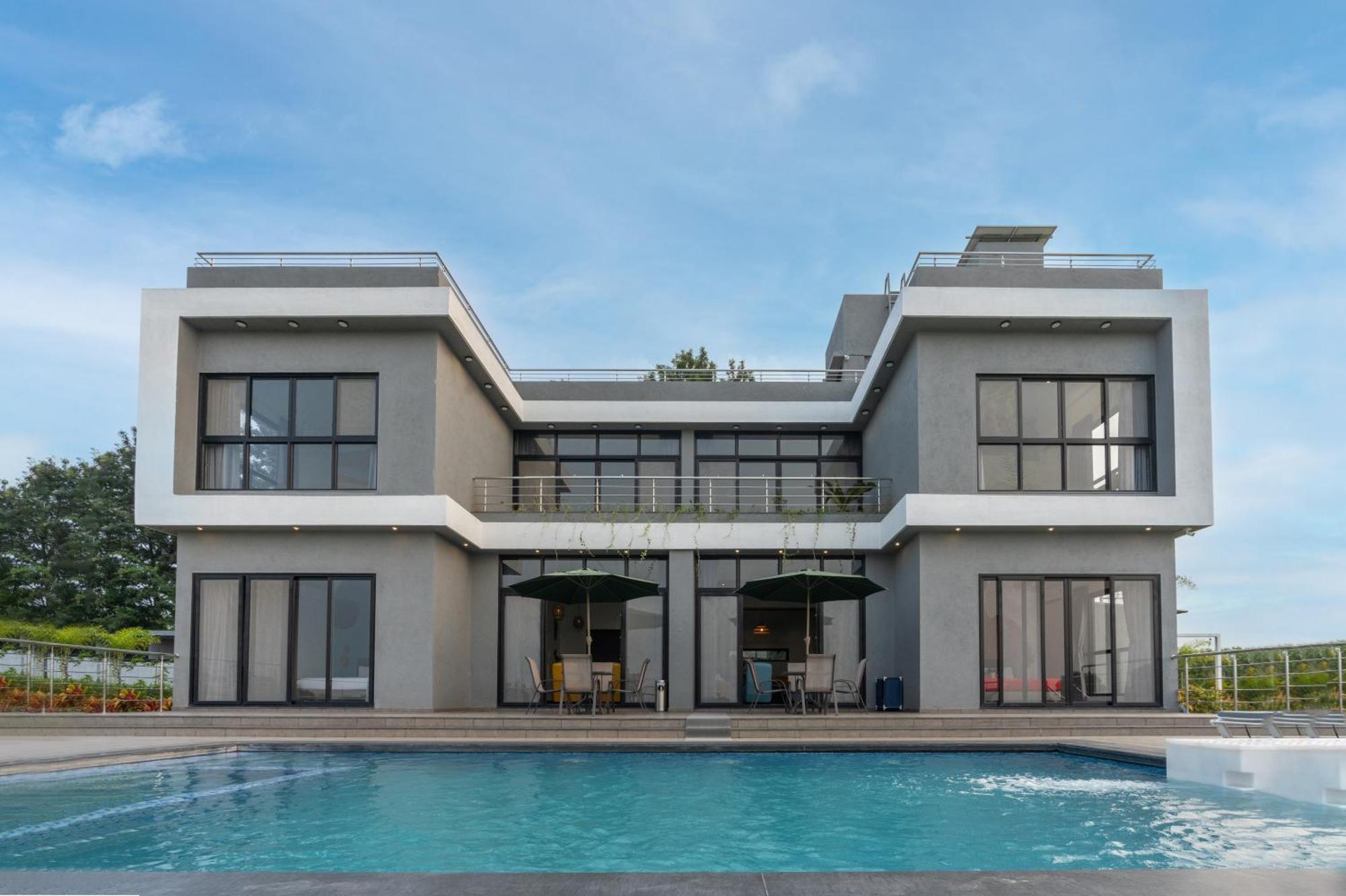Casa Boho By Stayvista - Contemporary Design, Farm-View, Swimming Pool & Indoor Games For A Chic Retreat Nashik Exterior foto