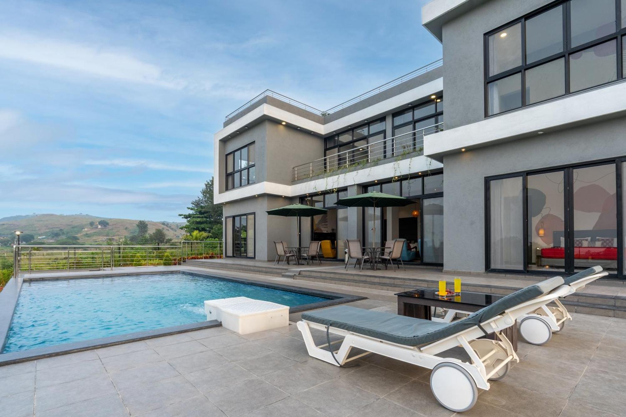 Casa Boho By Stayvista - Contemporary Design, Farm-View, Swimming Pool & Indoor Games For A Chic Retreat Nashik Exterior foto